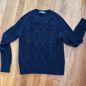 Cable knit sweater